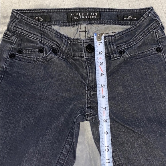 AFFLICTION Black Denim Jade Bootcut Jeans - Picture 9 of 13
